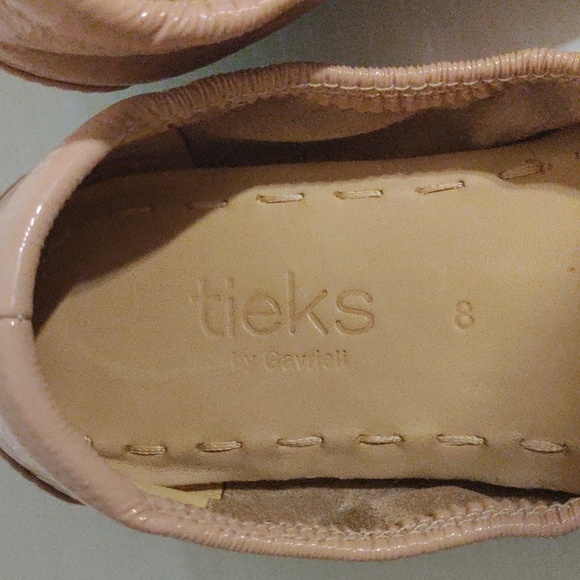 Tieks Biscotti Patent Leather Ballet Flats Size 8 - Picture 5 of 12